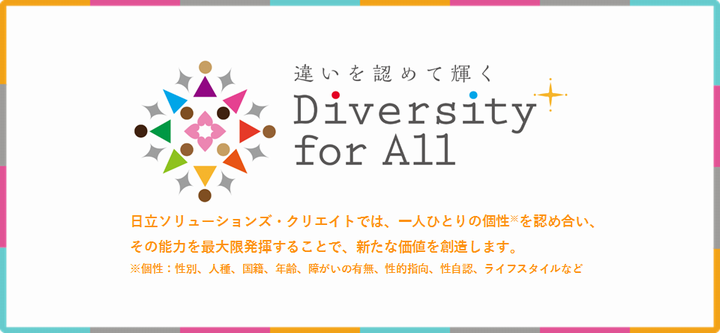 ႢF߂ċP Diversity for All \[VYENGCgł́AlЂƂ̌(ʁAlAЁANAႪ̗LAIwACtX^CȂ)𑸏dA̔\͂ő邱ƂŁAVȉln܂B