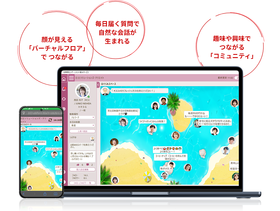 �|�C���g1. �����͂�����Ŏ��R�ȉ�b�����܂��^�|�C���g2. �炪������u�o�[�`�����t���A�v�łȂ���^�|�C���g3. ��⋻���łȂ���u�R�~���j�e�B�v